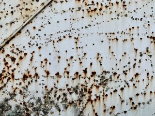 closeup brown rusty old metal texture