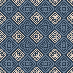 Tile background geometric pattern. Wallpaper design texture. Vector art.