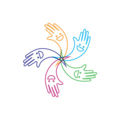 Hand Care Logo Template vector icon Business