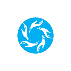 Hand Care Logo Template vector icon Business