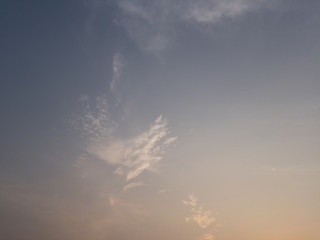 dramatic sky with clouds