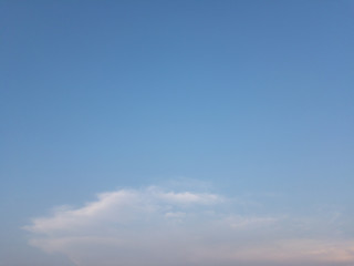 Naklejka na ściany i meble clouds in the evening sky