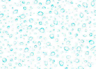 Fototapeta na wymiar Brush paint texture design , Mint ,black ,Light blue color Drop of water paint on white background 