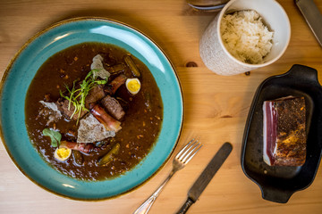 beef Brisket with bacon