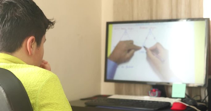 Online learning education distance learning for kids at home Homeschooling during quarantine or isolation