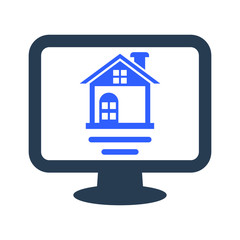Online Real Estate Support Icon