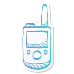 Sticker style icon - GPS
