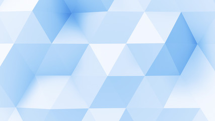 Geometric Polygon Wall abstract mesh structure 3D illustration background