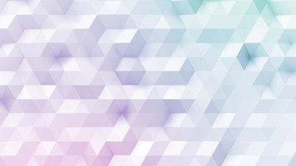 Obraz premium Geometric Polygon Wall abstract mesh structure 3D illustration background