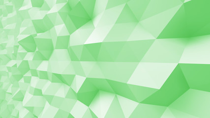 Obraz premium Geometric Polygon Wall abstract mesh structure 3D illustration background