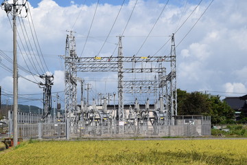 屋外変電設備