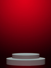 Black and red background. Elegant and beautiful studio background.