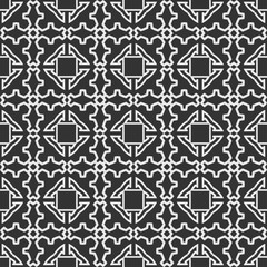 Black and white background geometric pattern. Wallpaper, texture design.