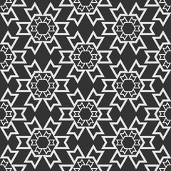 Abstract black and white background geometric pattern. Wallpaper design texture
