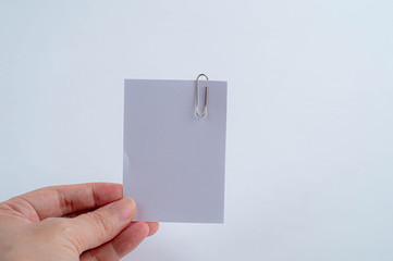 Paperclip on isolated white with clipping path.