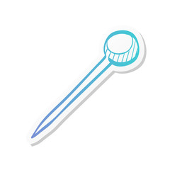 Sticker style icon - Needle