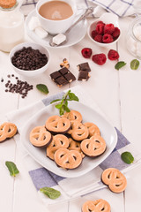 Chocolate Pretzel Cookies.	