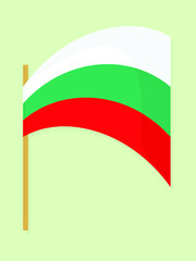 Bulgaria national flag 