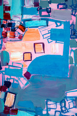 oil painting fragment, abstract illustration