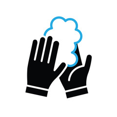 Obraz premium Wash your hands vector icon