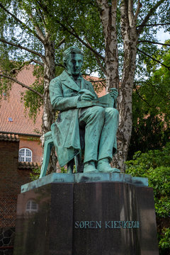 Soren Kierkegaard Statue in Copenhagen