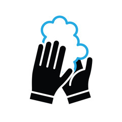 Wash your hands vector icon