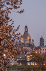 Frauenkirche Dresden am Abend 