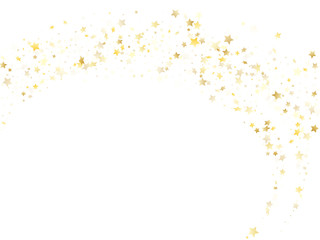 Magic gold sparkle texture vector star background.