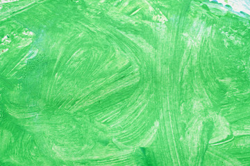 abstract image green watercolor paint on paper background