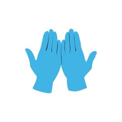Hand gloves logo