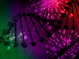 corona virus digital background stockimage