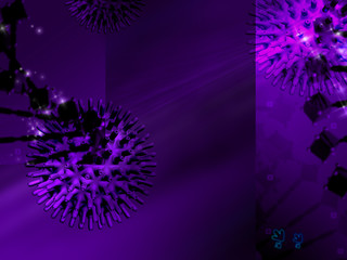 corona virus background stockimage