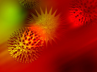 corona virus background stockimage
