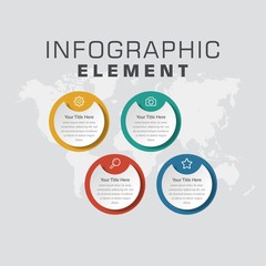 Abstract Infographic Element for Business Strategy