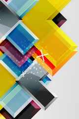 Metal arrow shape background. Abstract geometric background with 3d effect composition For Wallpaper, Banner, Background, Card, Book Illustration, landing page