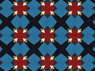 Obraz premium Batik Pattern in Blue