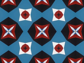 Obraz premium Batik Pattern in Blue
