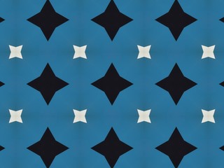 Batik Pattern in Blue