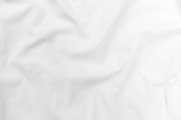 Obraz premium Abstract white fabric texture background. Wavy white cloth. 