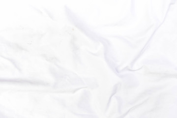 Obraz premium Abstract white fabric texture background. Wavy white cloth. 