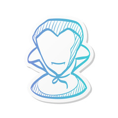Sticker style icon - Dracula
