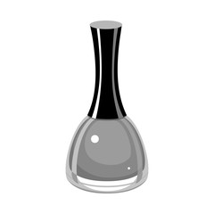 Vector design of lacquer and bottle sign. Web element of lacquer and polish stock vector illustration.