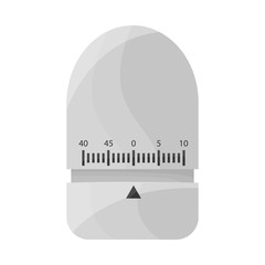 Vector design of timer and watch icon. Web element of timer and knob stock vector illustration.