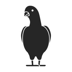 Dove of peace vector icon.black vector icon isolated on white background dove of peace.