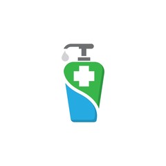 Fototapeta premium Hand sanitizer icon