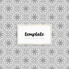 Colorful mandala seamless pattern vector