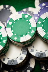 Naklejka premium Casino gambling view