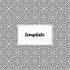 Colorful mandala seamless pattern vector