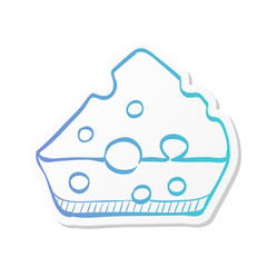 Sticker style icon - Cheese