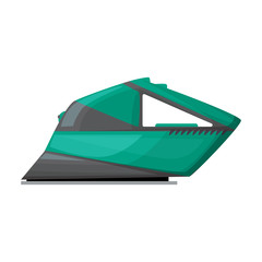 Electric iron vector icon.Cartoon vector icon isolated on white background electric iron.